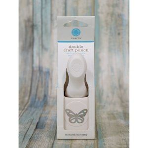 RARE Martha Stewart Double Craft Punch Monarch Butterfly NEW